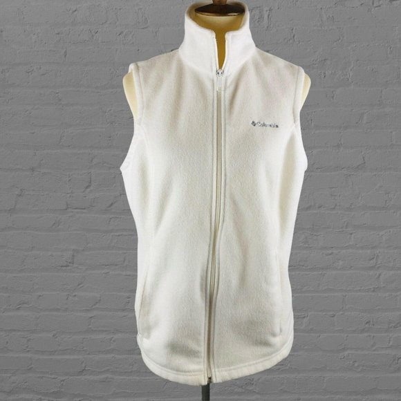 white columbia vest